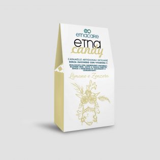 Etna Candy Limone e Zenzero Senza Zucchero con Vitamina C