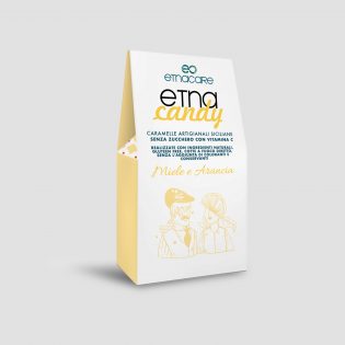 Etna Candy Miele e Arancia Senza Zucchero con Vitamina C